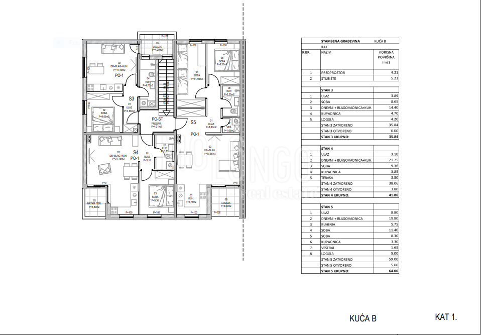 Appartamento/appartamento Barban, 42,16m2