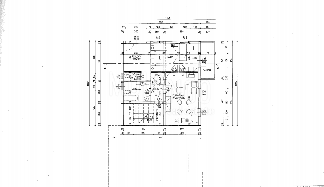 Appartamento/appartamento Jurdani, Matulji, 75m2