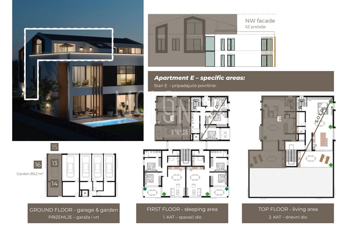 Appartamento/appartamento Rovinj, 91,68m2