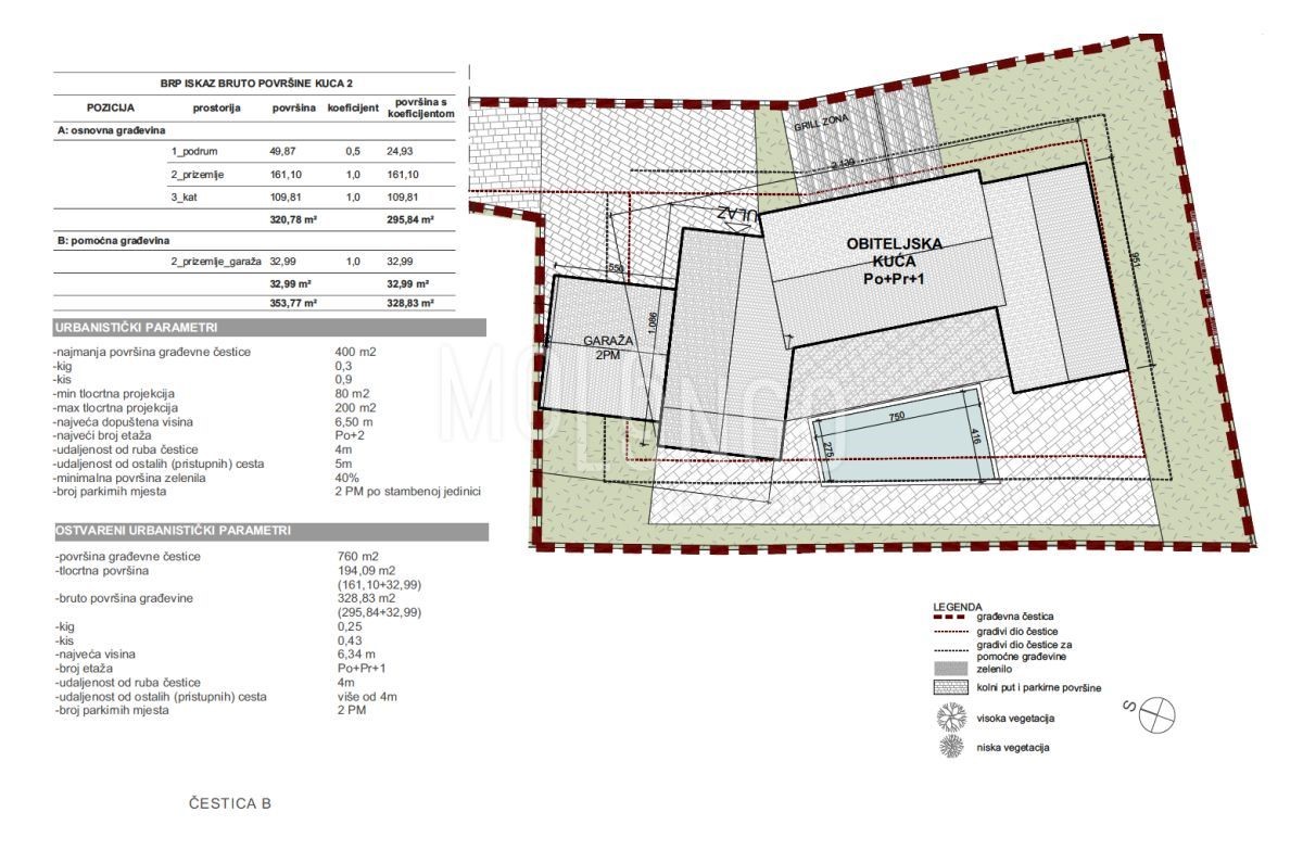 Terreno Vrbnik, 484m2