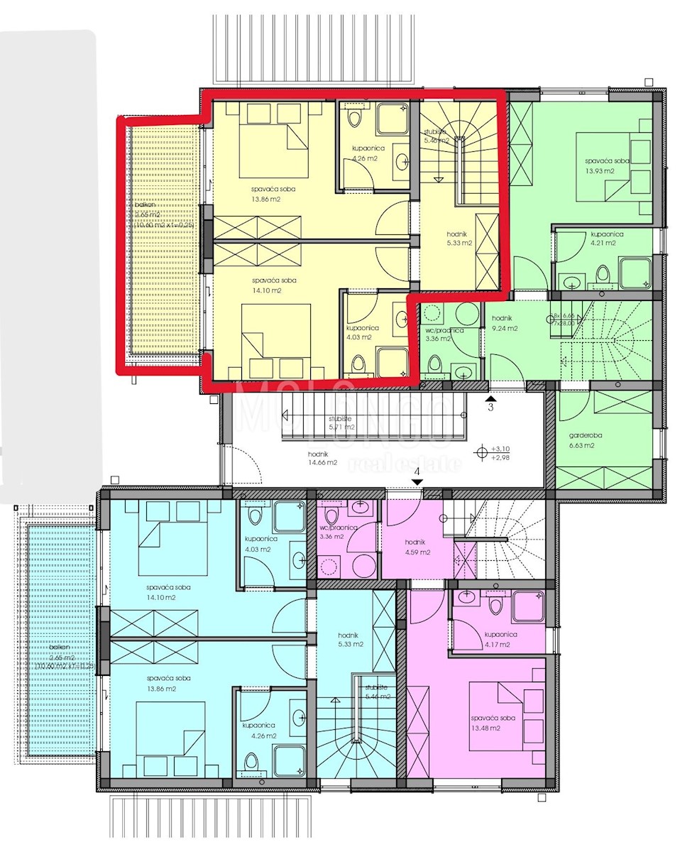 Appartamento/appartamento Poreč, 152,13m2