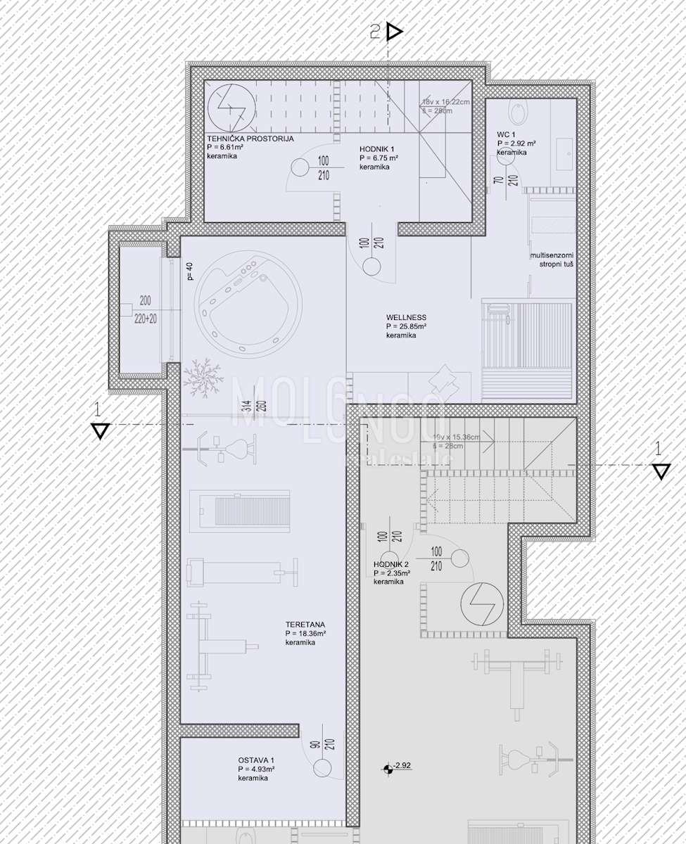 Appartamento/appartamento Kolovare, Zadar, 267,73m2