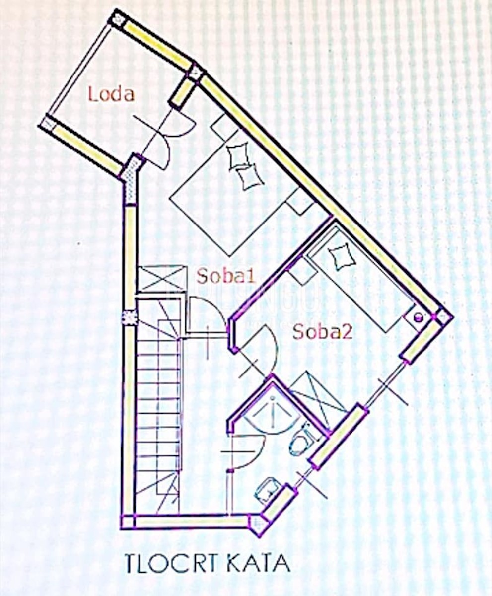 Appartamento/appartamento Kaštanjer, Pula, 55m2