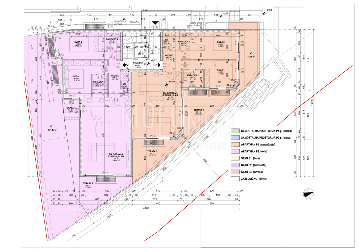 Appartamento/appartamento Opatija - Centar, Opatija, 124,49m2