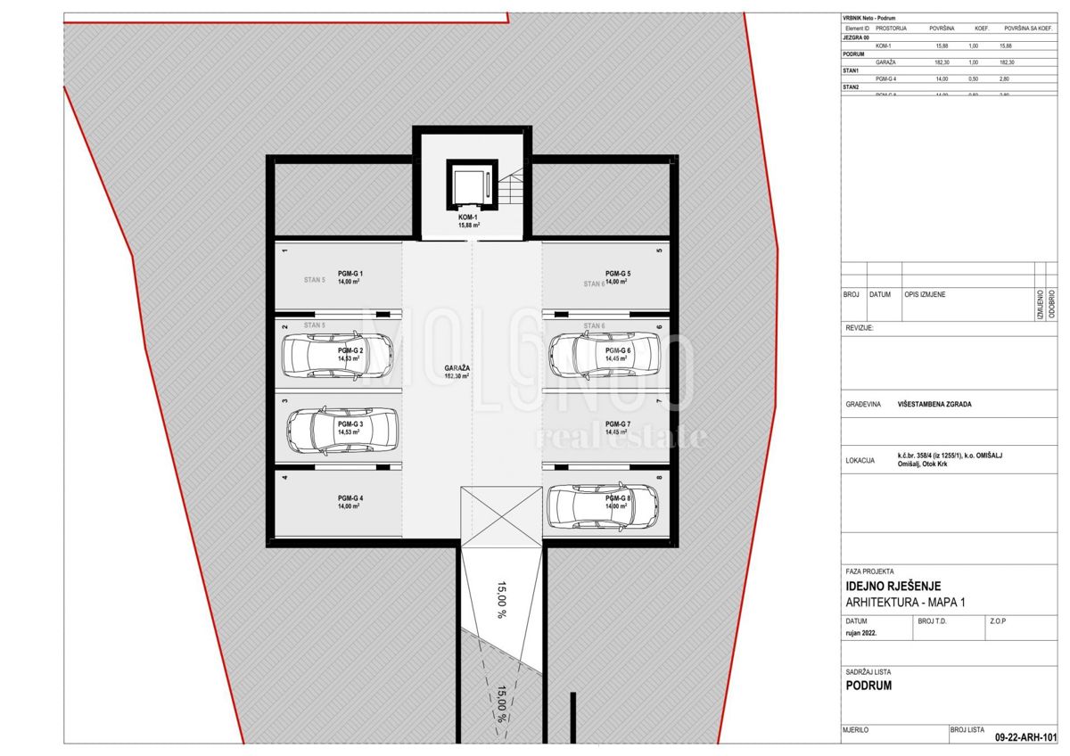 Terreno Omišalj, 1.200m2