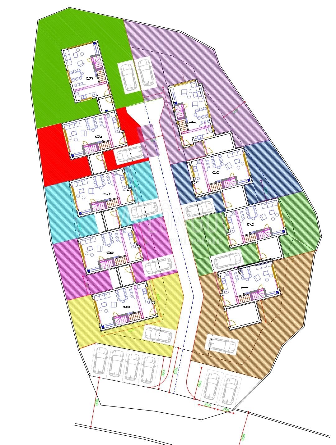 Terreno Baderna, Poreč, 2.050m2