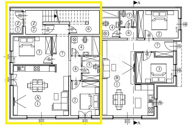 Appartamento/appartamento Poreč, 74m2