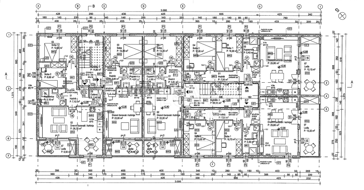 Appartamento/appartamento Dražice, Jelenje, 50,45m2