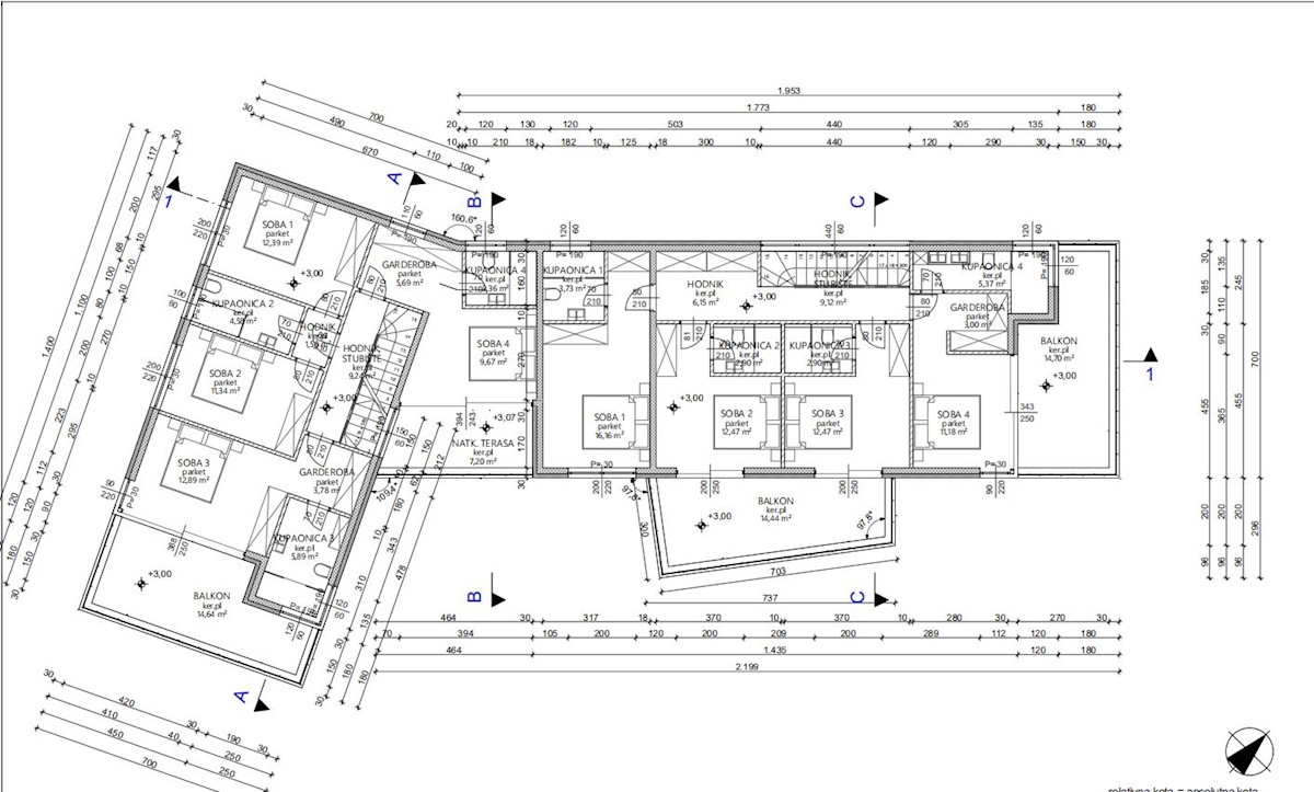 Appartamento Omišalj, 185m2