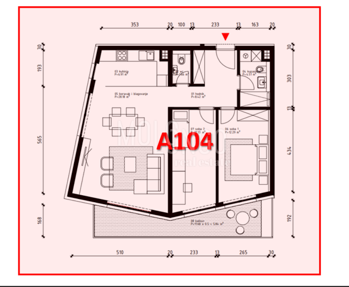 Poreč, 74,86m2