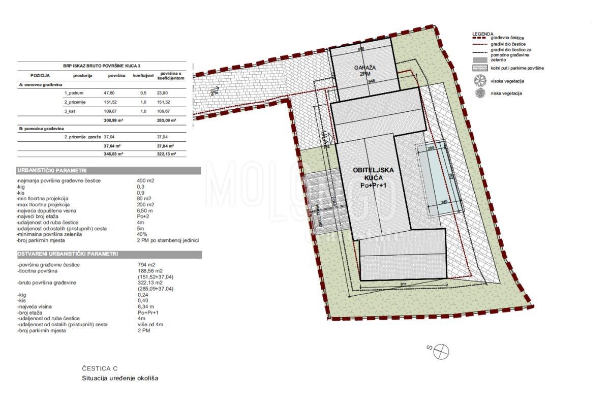 Terreno Vrbnik, 484m2