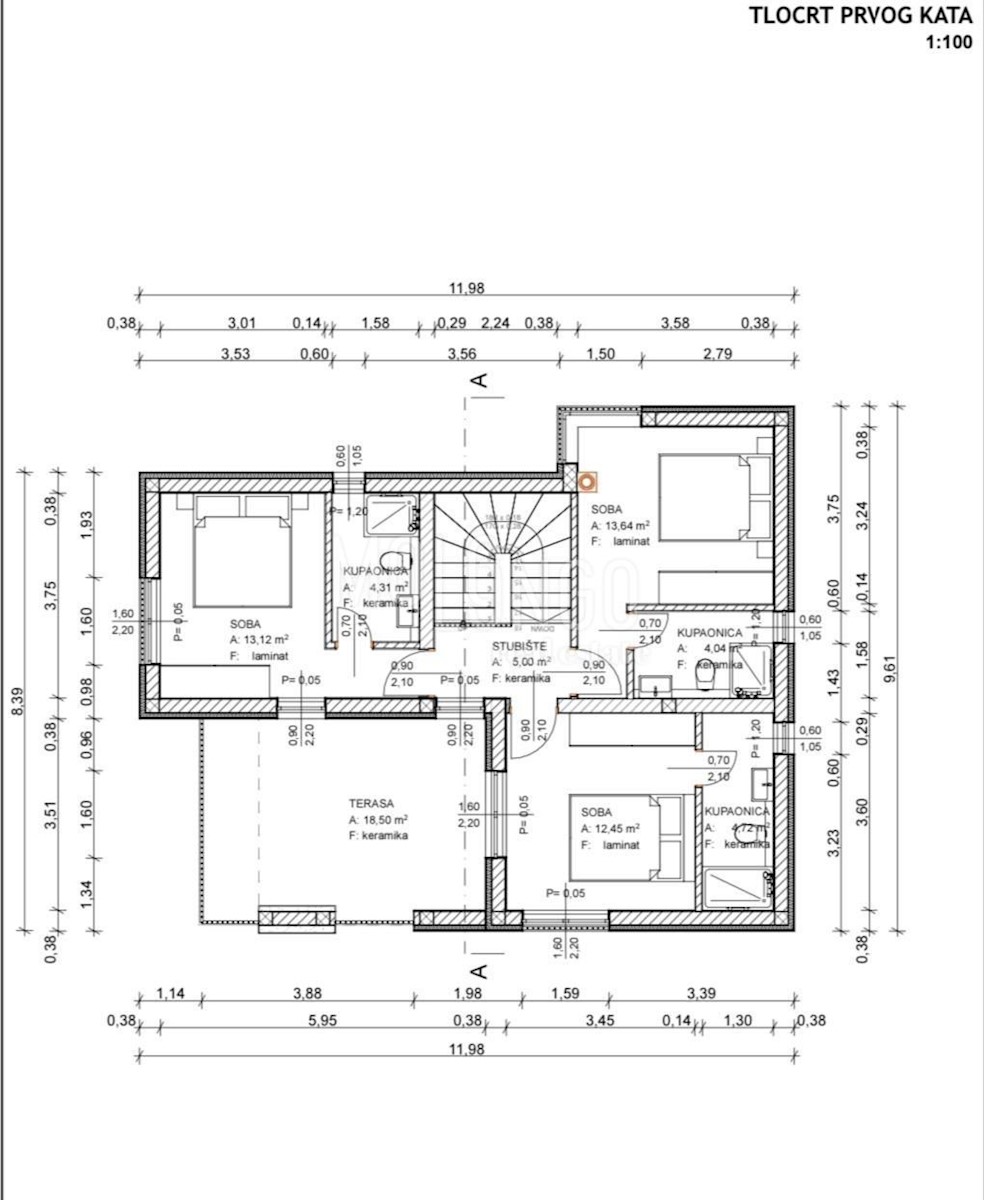 Casa Labinci, Kaštelir-Labinci, 158,81m2