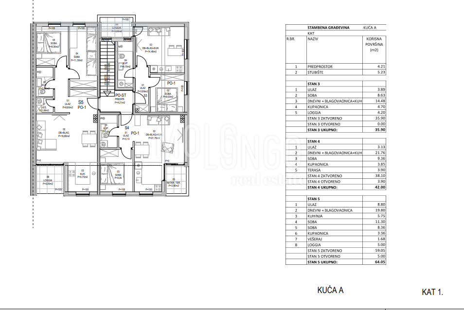 Appartamento/appartamento Barban, 35,48m2