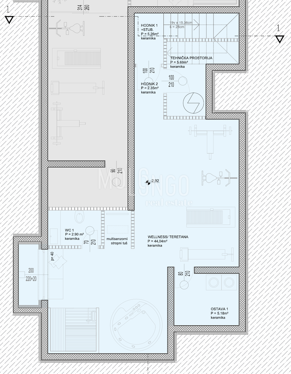 Appartamento/appartamento Kolovare, Zadar, 206,12m2