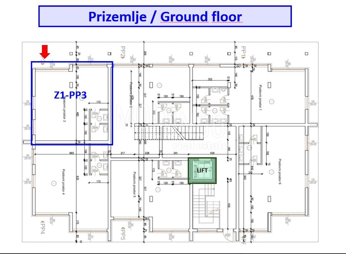 Appartamento/appartamento Veli vrh, Pula, 55,46m2