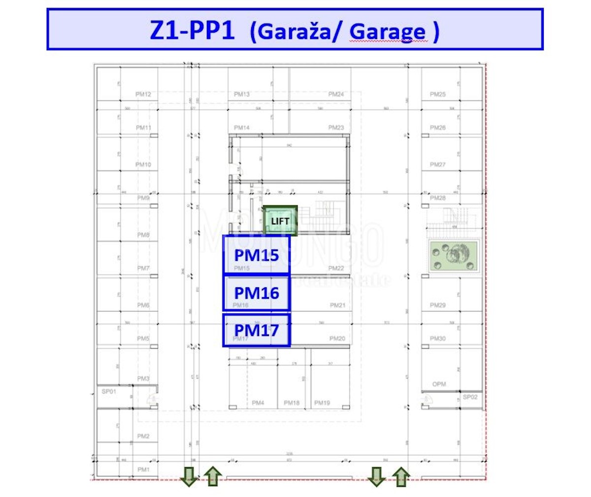 Appartamento/appartamento Veli vrh, Pula, 55,46m2