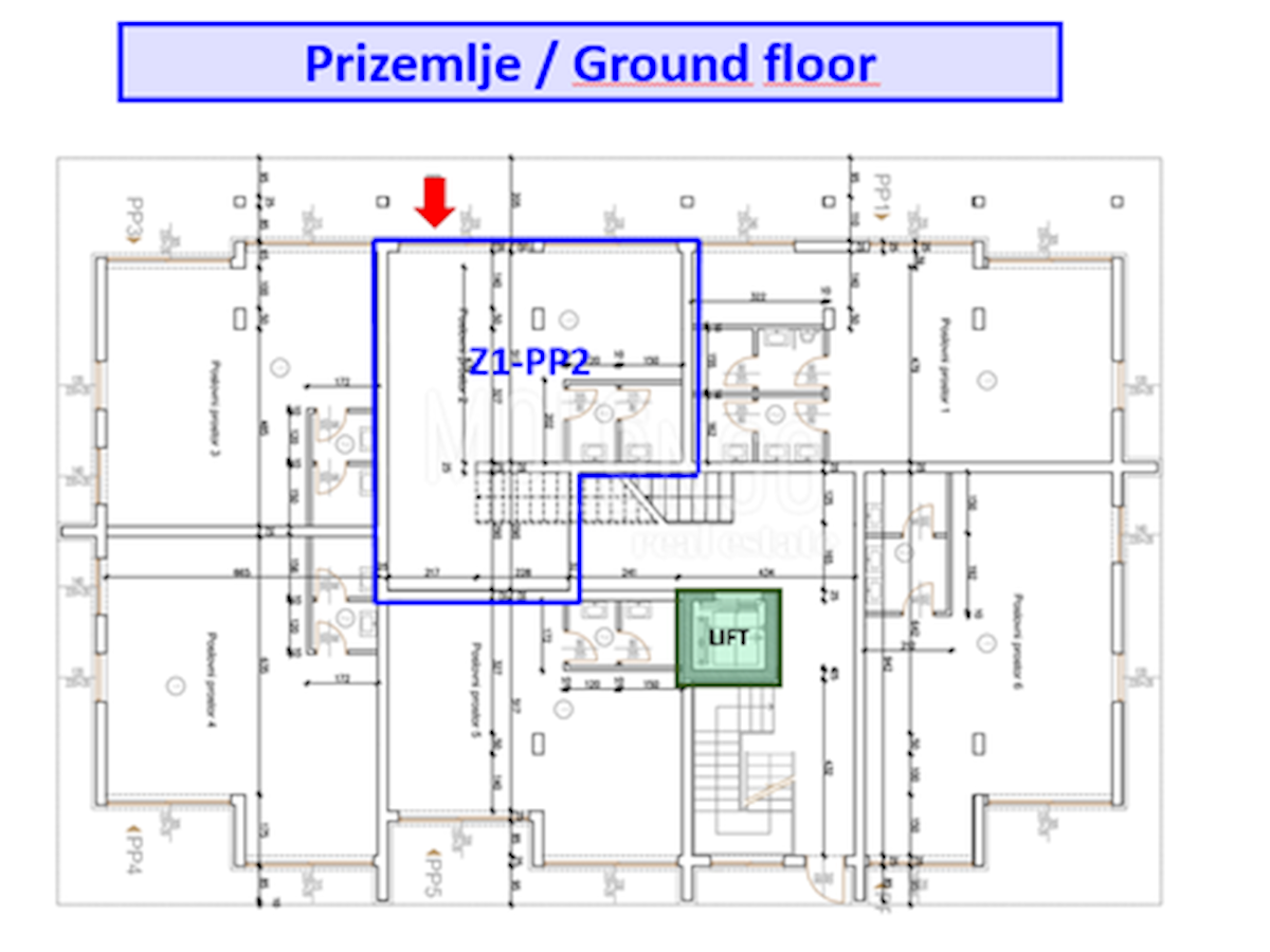 Appartamento/appartamento Veli vrh, Pula, 55,46m2