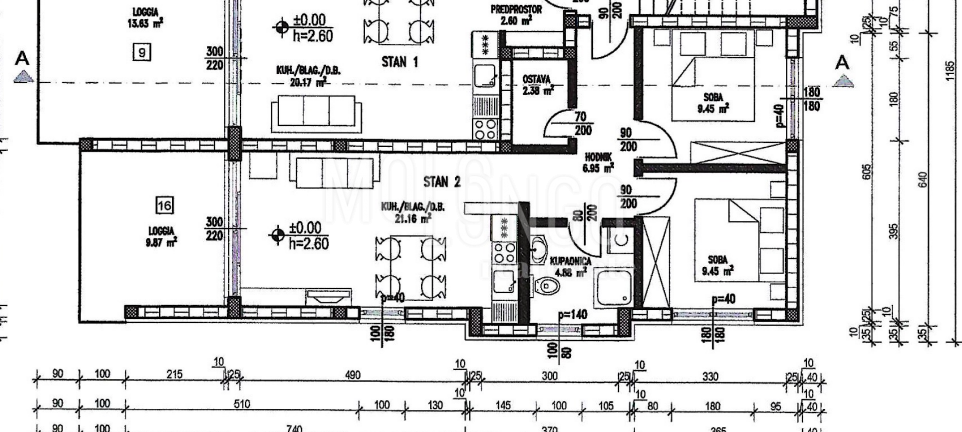 Appartamento/appartamento Novi Vinodolski, 1m2