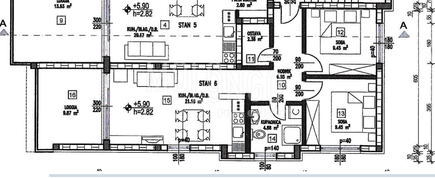 Appartamento/appartamento Novi Vinodolski, 1m2