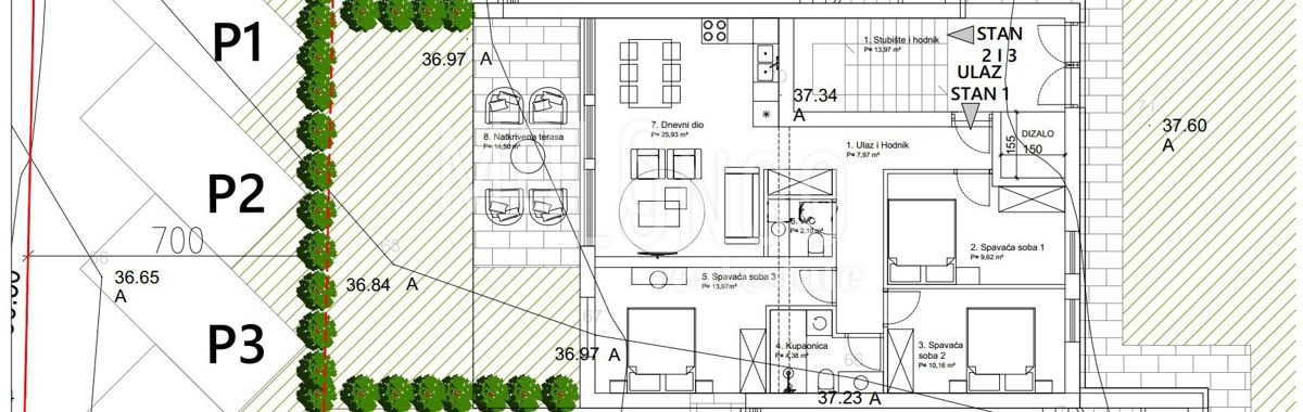 ISTRA, POREČ Appartamento top con giardino, a 800 m dal mare