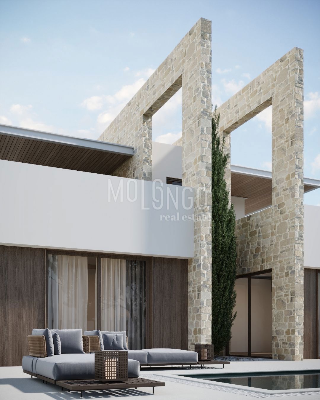 ISTRA, TINJAN Terreno edificabile con permessi di costruzione rilasciati per 5 ville con piscina.