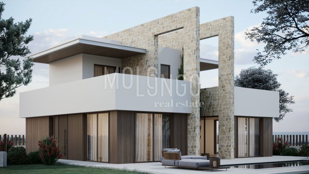 ISTRA, TINJAN Terreno edificabile con permessi di costruzione rilasciati per 5 ville con piscina.