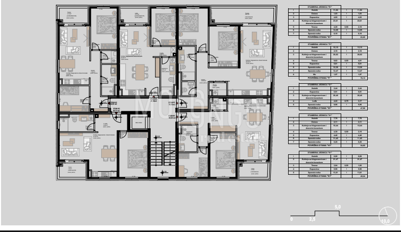 Appartamento/appartamento Poreč, 48,07m2