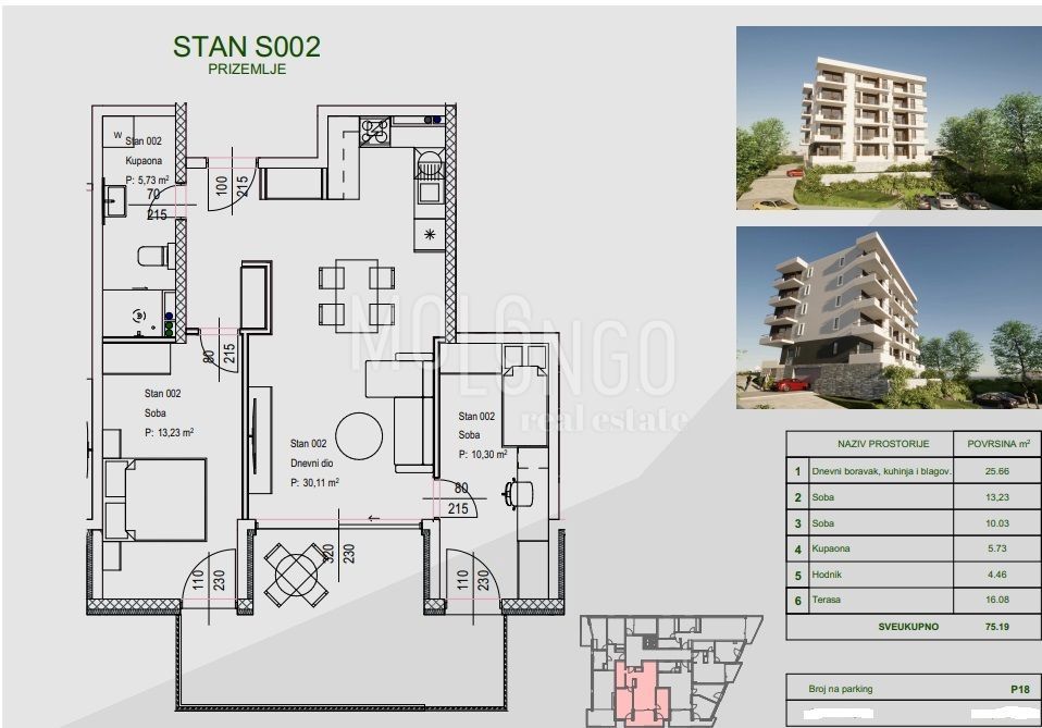 Appartamento/appartamento Zamet, Rijeka, 64,11m2