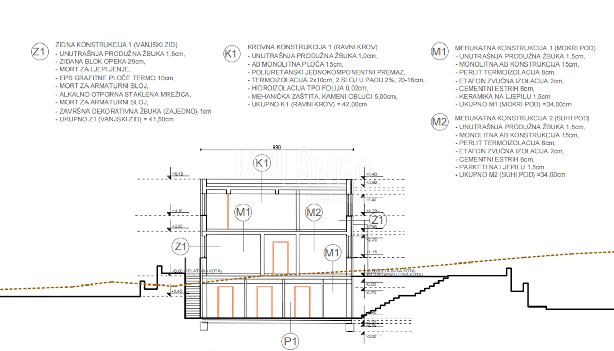 Appartamento Žegoti, Kastav, 129,20m2