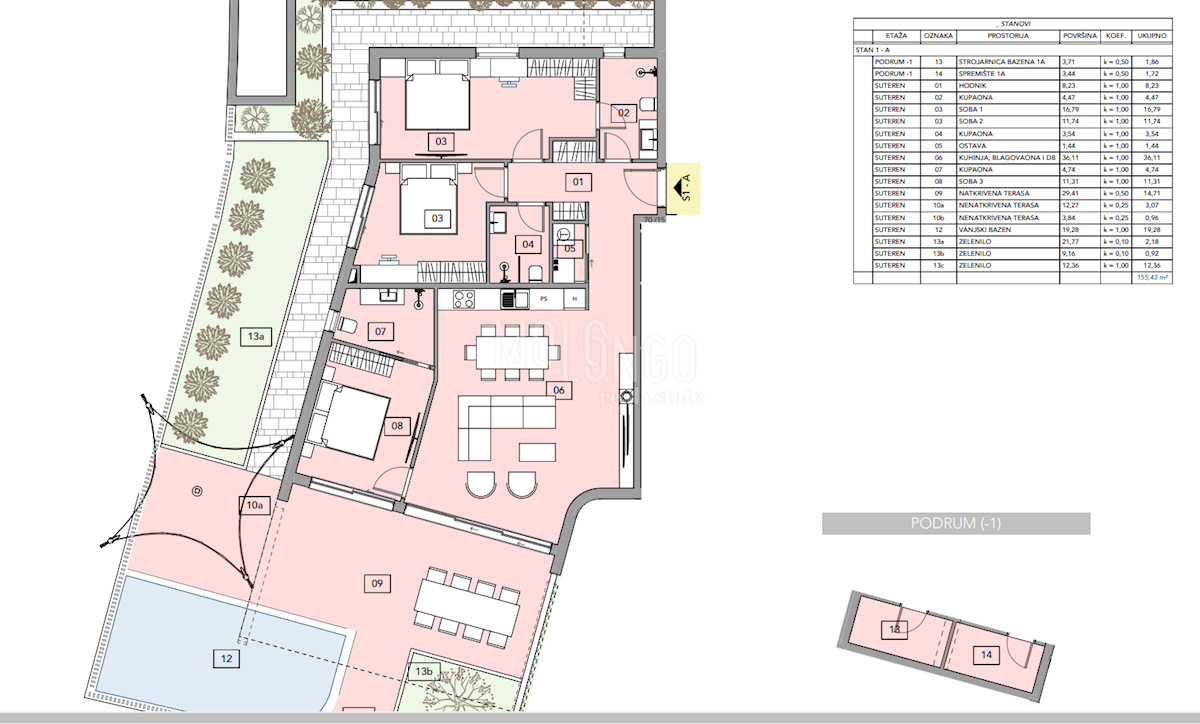 Appartamento Opatija - Centar, Opatija, 155,43m2