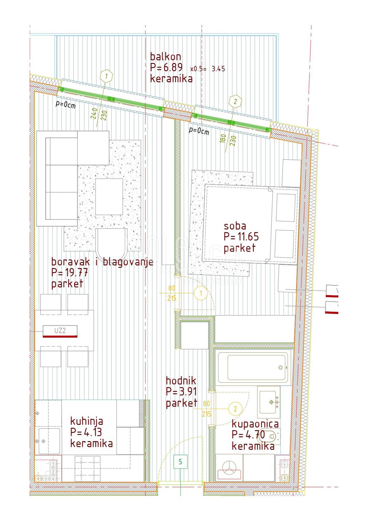 Poreč, 74,86m2