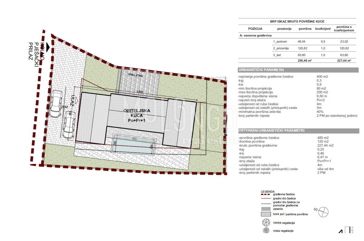 Terreno Vrbnik, 484m2
