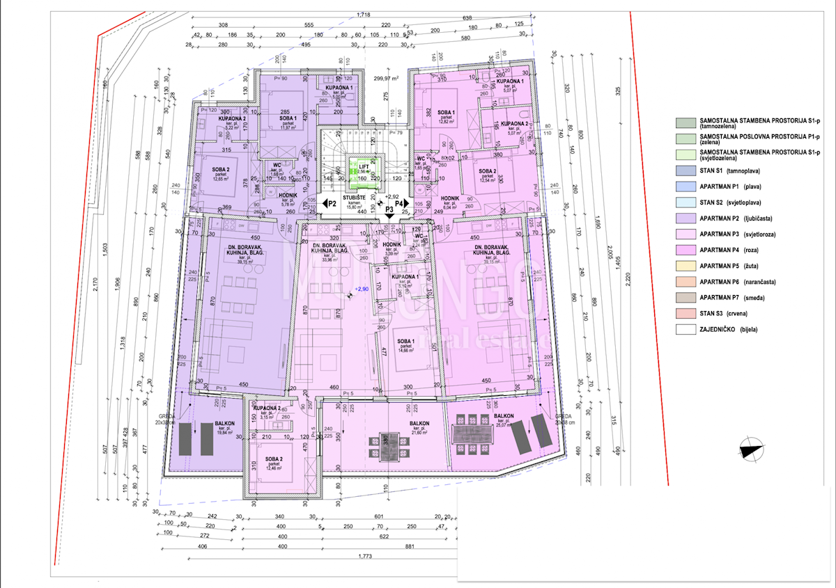 Appartamento/appartamento Opatija - Centar, Opatija, 107.41m2