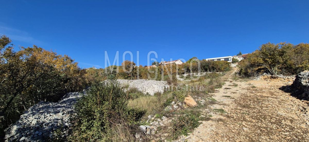 CRIKVENICA, terreno edificabile 633 m2 con vista mare