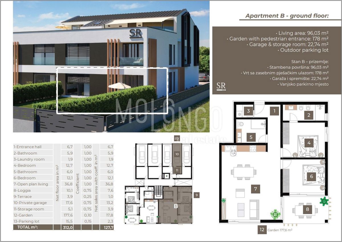 Appartamento/appartamento Rovinj, 91,68m2