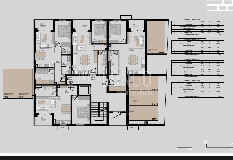 Appartamento/appartamento Poreč, 48,07m2