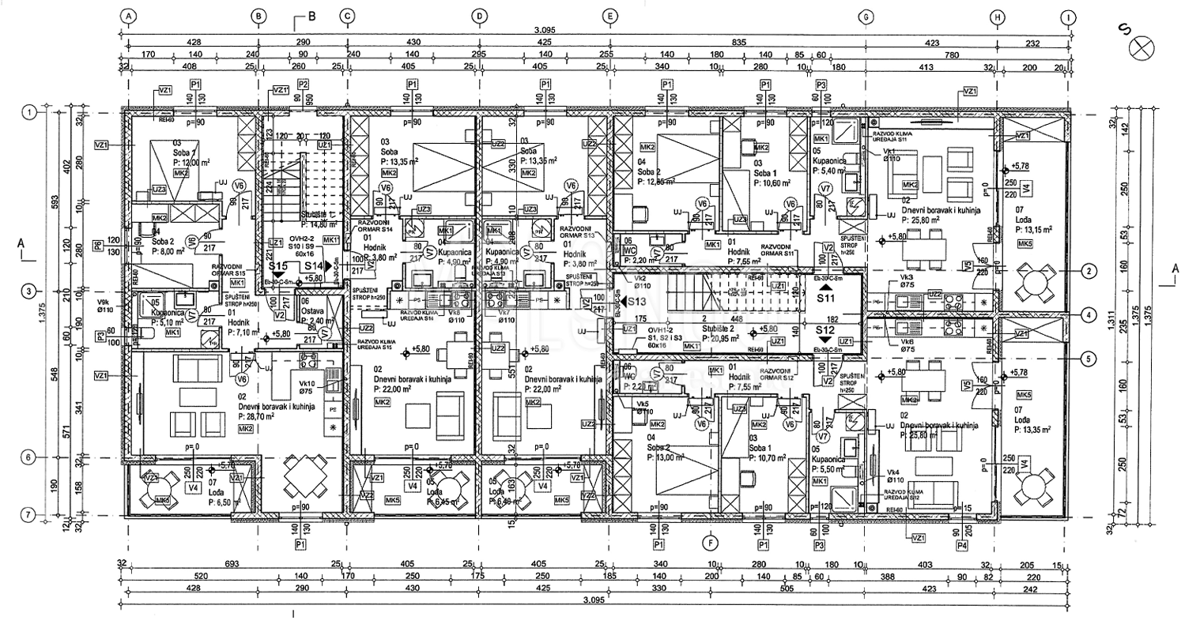 Appartamento/appartamento Dražice, Jelenje, 50,45m2