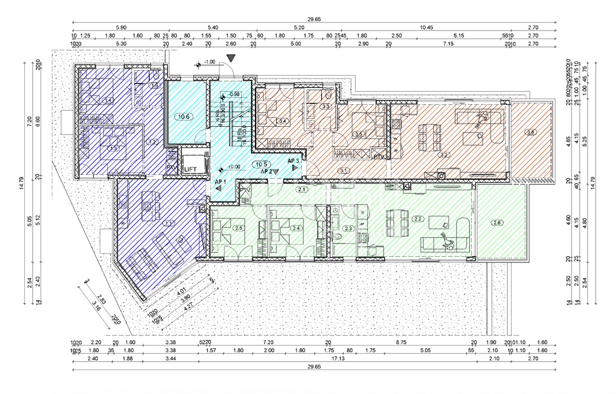 Appartamento/appartamento Opatija - Centar, Opatija, 92,19m2