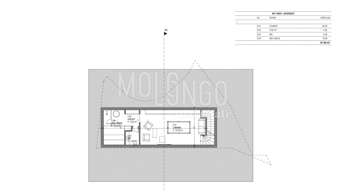 Terreno Labin, 493m2