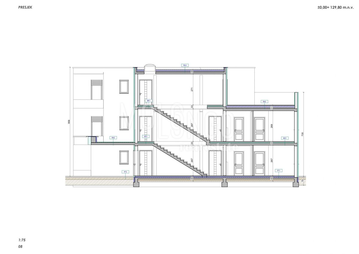 Appartamento Poreč, 81,10m2