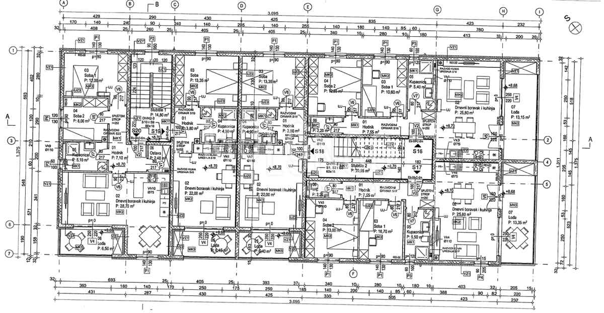 Appartamento/appartamento Dražice, Jelenje, 50,45m2