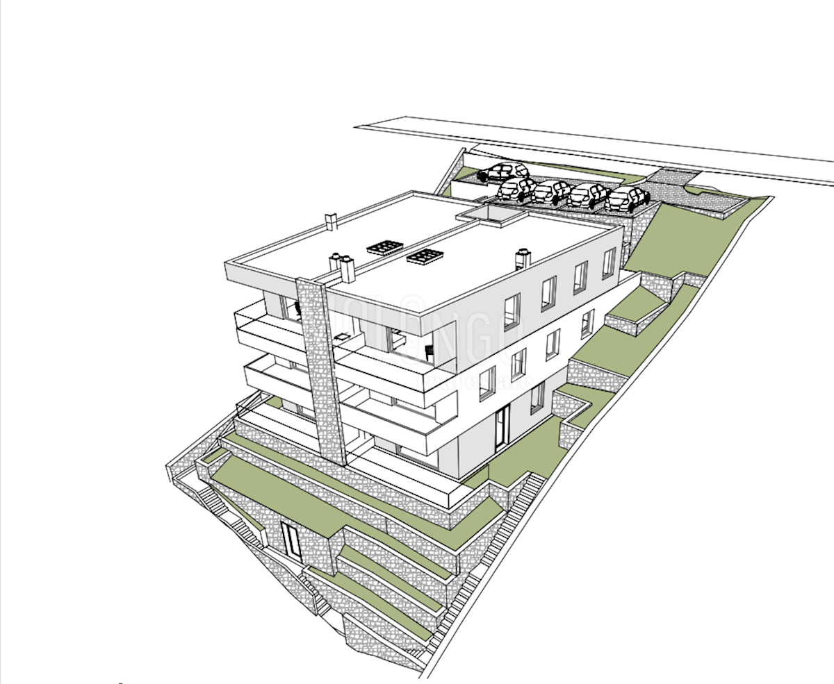 Terreno Marčeljeva Draga, Rijeka, 820m2