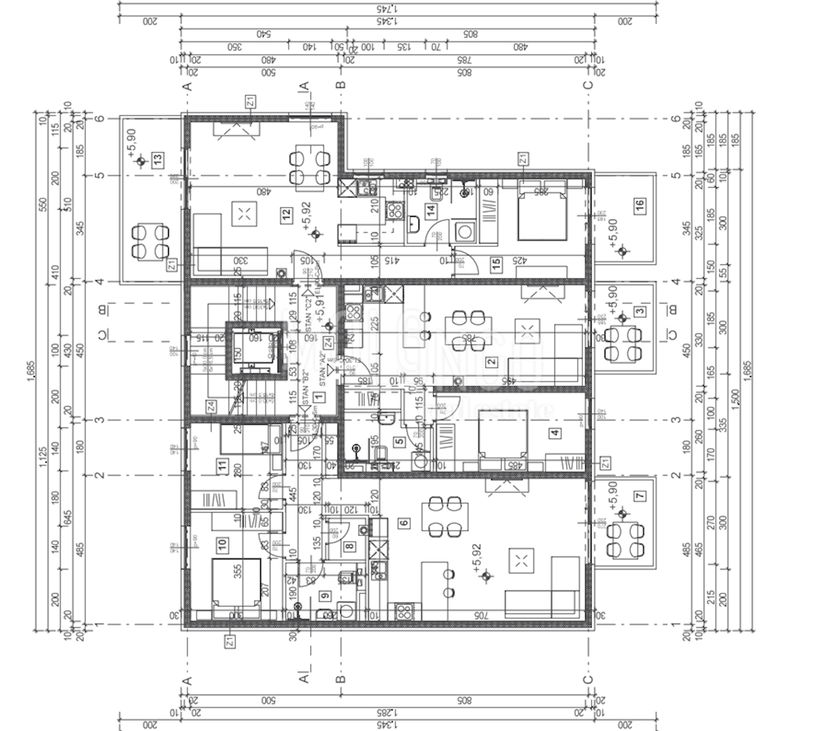 Appartamento/appartamento Vabriga, Tar-Vabriga, 107,84m2