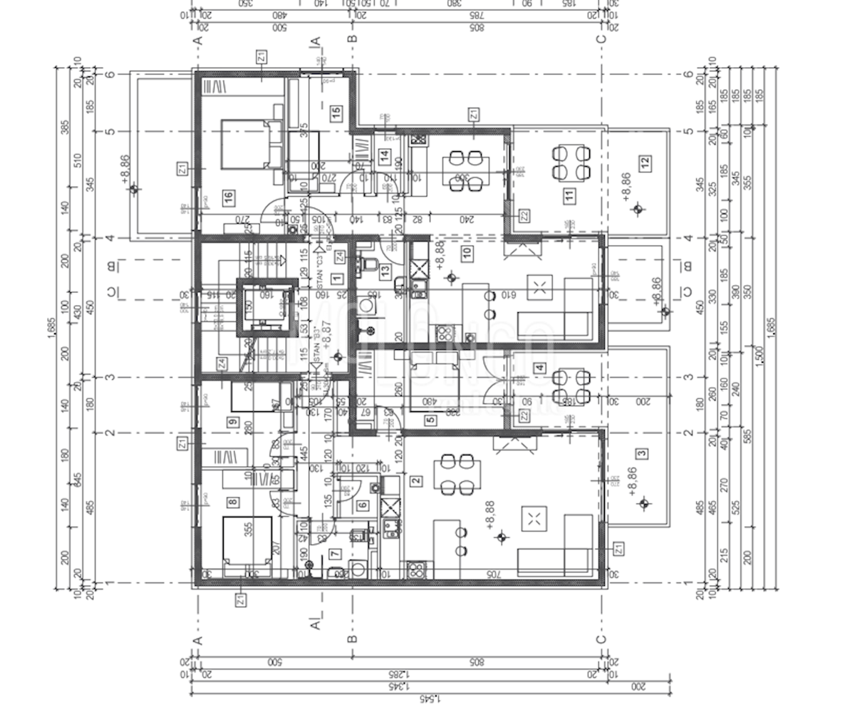 Appartamento/appartamento Vabriga, Tar-Vabriga, 107,84m2