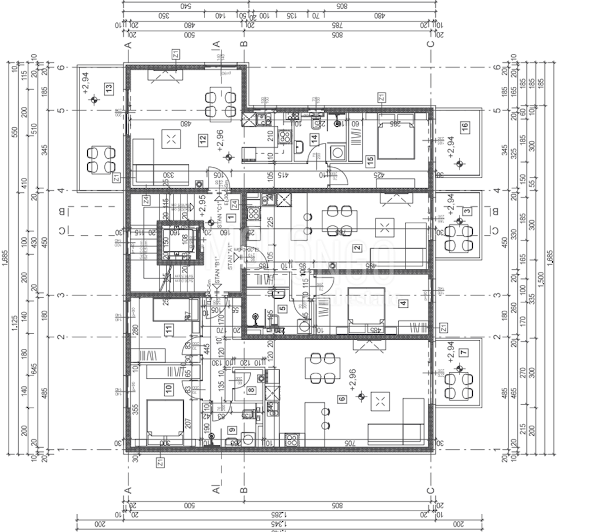 Appartamento/appartamento Vabriga, Tar-Vabriga, 107,84m2