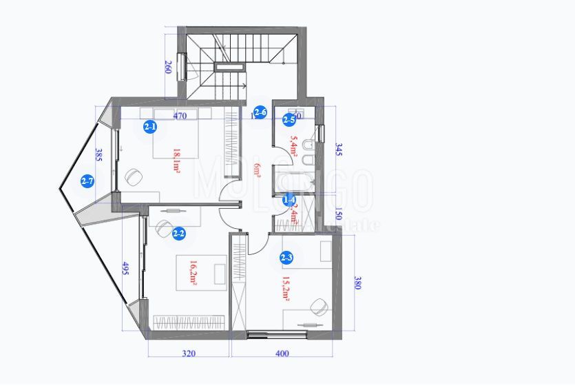 Appartamento/appartamento Kostrena, 75,90m2
