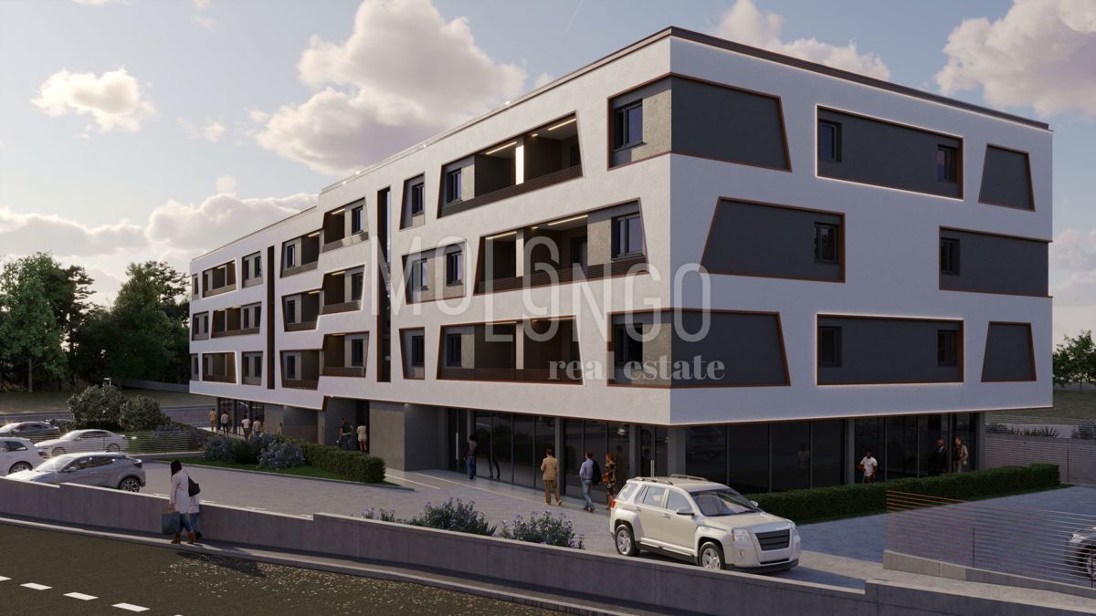 ISTRA, POREČ – Prostran trosoban stan, pogled more | 80,70 m²(ZG31F2)