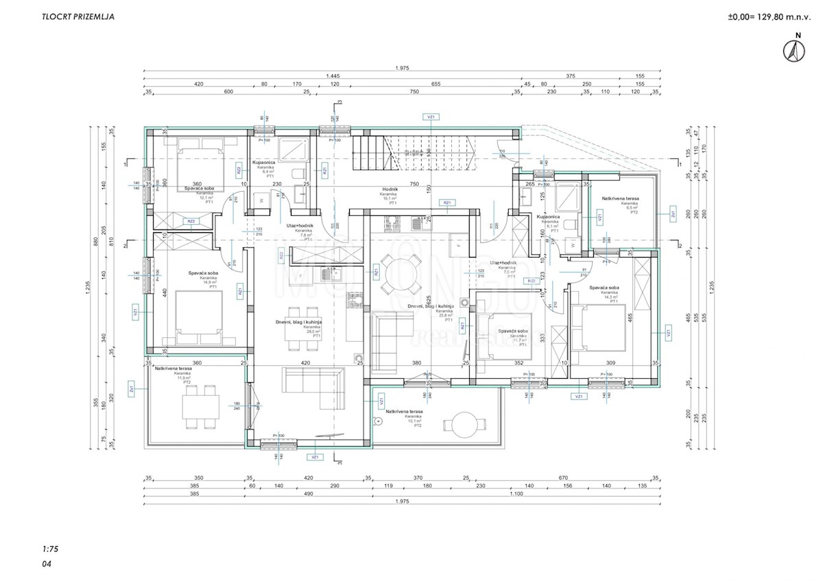 Appartamento Poreč, 81,10m2