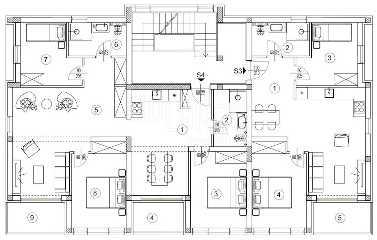 Appartamento/appartamento Šikići, Pula, 40m2