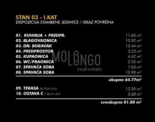 Appartamento/appartamento Umag, 122,88m2